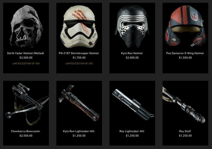 正在出售的星戰(zhàn)道具3D打印復制品