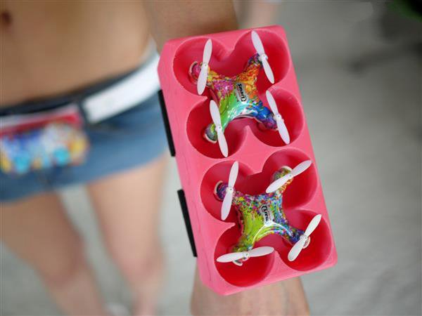 無人機(jī)操控SO EASY 性感美女3D打印腕式基座全搞定