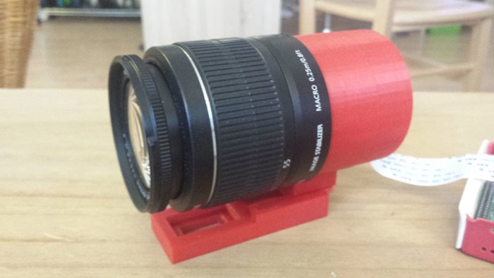 拍月球照出另類新招 3D打印樹莓派相機搞定,拍攝鏡頭