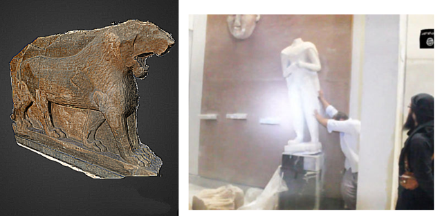 ISIS惡行后果:需3d打印模型修復功能用來修復被ISIS破壞的文物