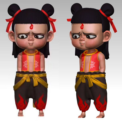 哪吒手辦3D打印